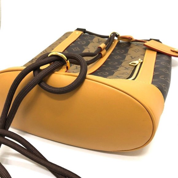 Authentic LOUIS VUITTON M45968 Monogram Randonnee Messenger stripe NIGO Shoulder - Picture 11 of 15